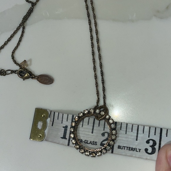 LIZ PALACIOS HALO SWAROVSKY NECKLACE. - Picture 7 of 10